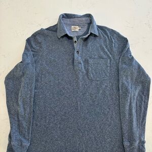 Men’s FAHERTY Long Sleeve Polo size medium